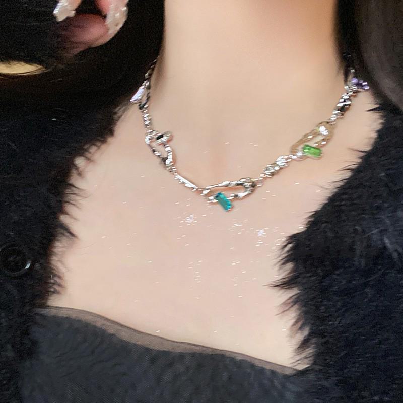 Blue Love: Elegant Summer Tassel Necklace - Double Shell Clavicle Chain for Women