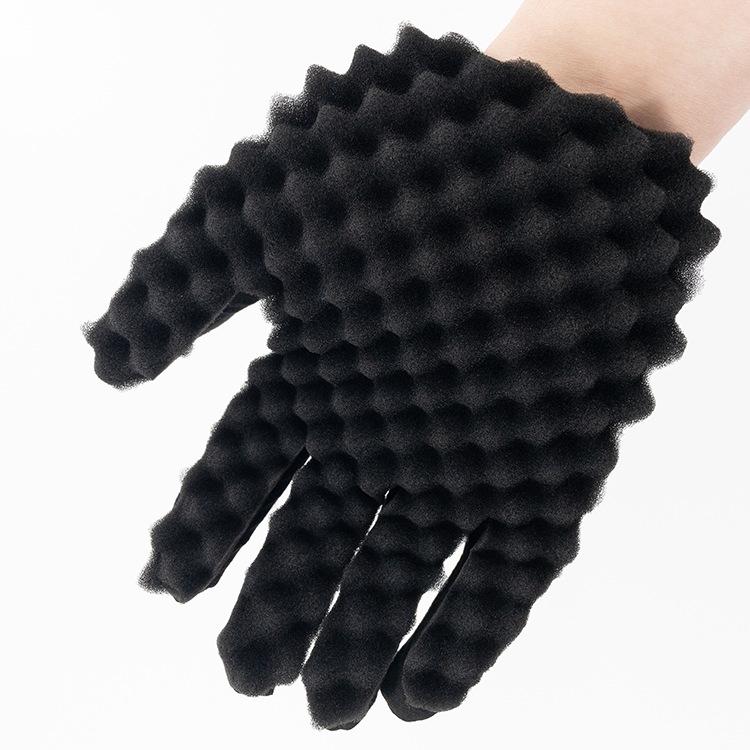 Oval Curling Sponge Roll Brush for Messy or Short Hair