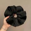 Koreanischer Stil Extra Groß Einfarbiges Scrunchie für Damen - Schickes Haaraccessoire für Pferdeschwanz oder Dutt