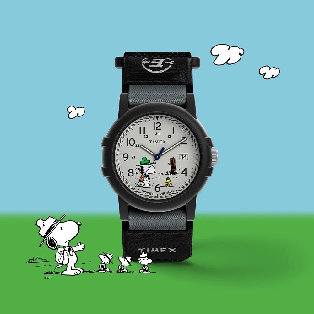 [Timex] Peanuts Expedition Snoopy Beagle Scout Часы-кемпер 38 мм TW4B29100