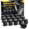 MIKKUPPA Wheel Nuts M12 X P1.25 Compatible with Nissan, Subaru, and Suzuki, Taper Troupe,