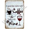Metal Signs Vintage Cafe Signs Wall Decor Funny Posters Retro Plaques Painting Coffee Bar Sign Tin Signs Home Wall Decor Art