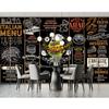 3d Hamburger Wandbild Sandwich Tapete Milch Tee Kaffee Tapete Pizza Huhn Wrap Western Restaurant Wandpapier