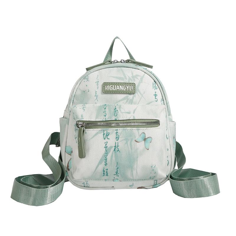 Schoolbag national style literary schoolbag female college students fashion leisure travel butterfly backpack large capacity junior high school