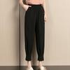 WoXue Women's 2025 Summer Elastic Waist Tapered Pants