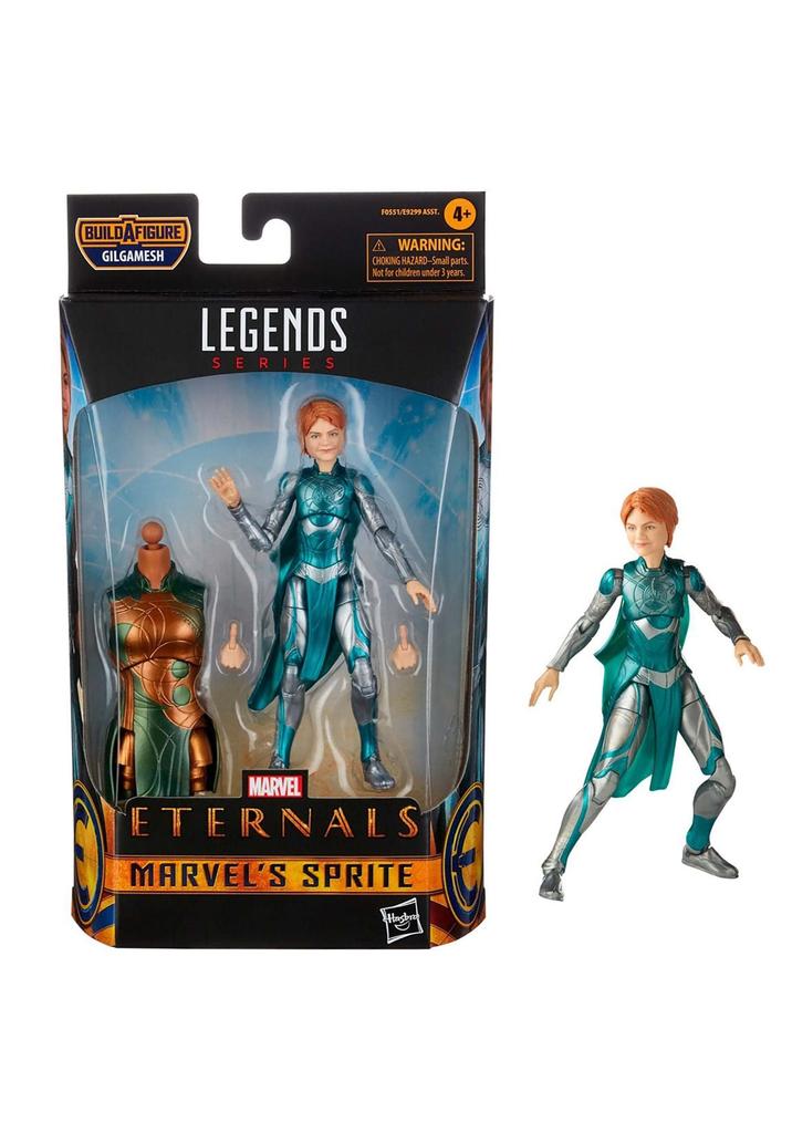 Hasbro Marvel Legends Series Action Figure with Parts Eternals/Sprite 6-inch F0551, Authentic, Build-A-Figure