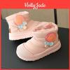 For Shorts Boys Childrens Boots Girls Winter New B Warm Boots Short Boots Fluffy Plush Softsoled Snow Boots