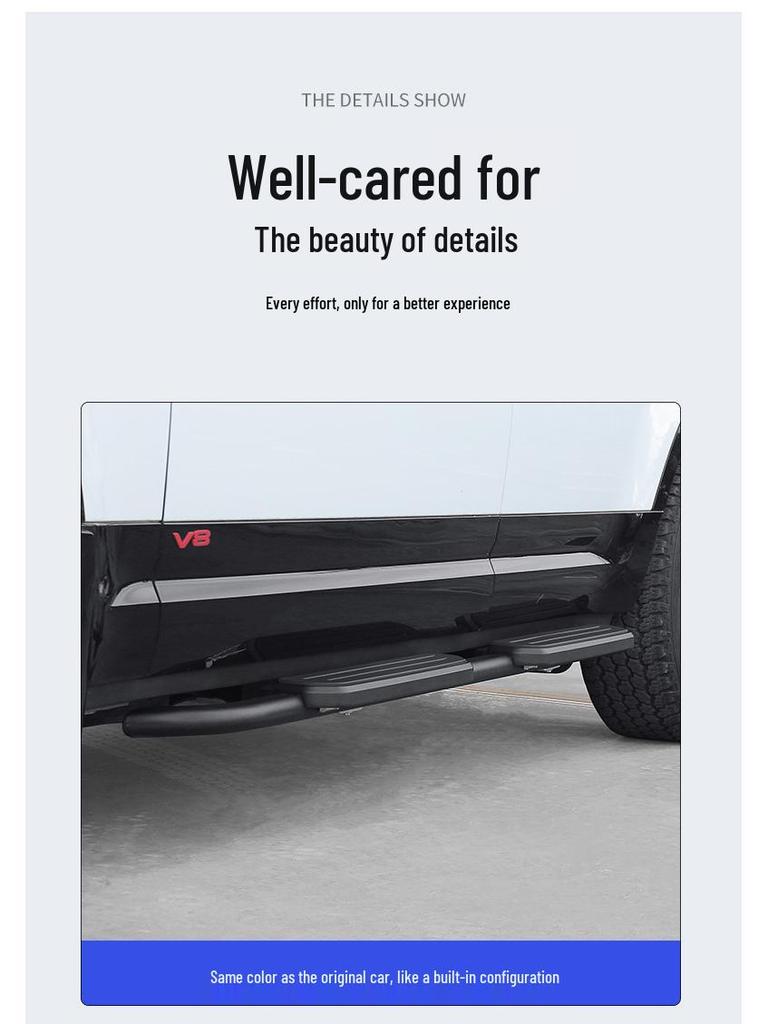 Aluminum Alloy Side Steps for Land Rover Defender 110/90/130