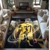 Tappeto Morbido per Area con Motivo Calcio Jude Bellingham Antiscivolo Tappeto per Pavimento Interno Tappetino Decorazione Sportiva per Camera da Letto