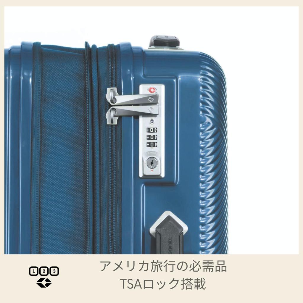 Samsonite Volant Spinner 55 Suitcase, Carry-on Compatible, Expandable Capacity, Carry-on Compatible, Warranty Included, 36L, 55cm, 2.9kg, Blue