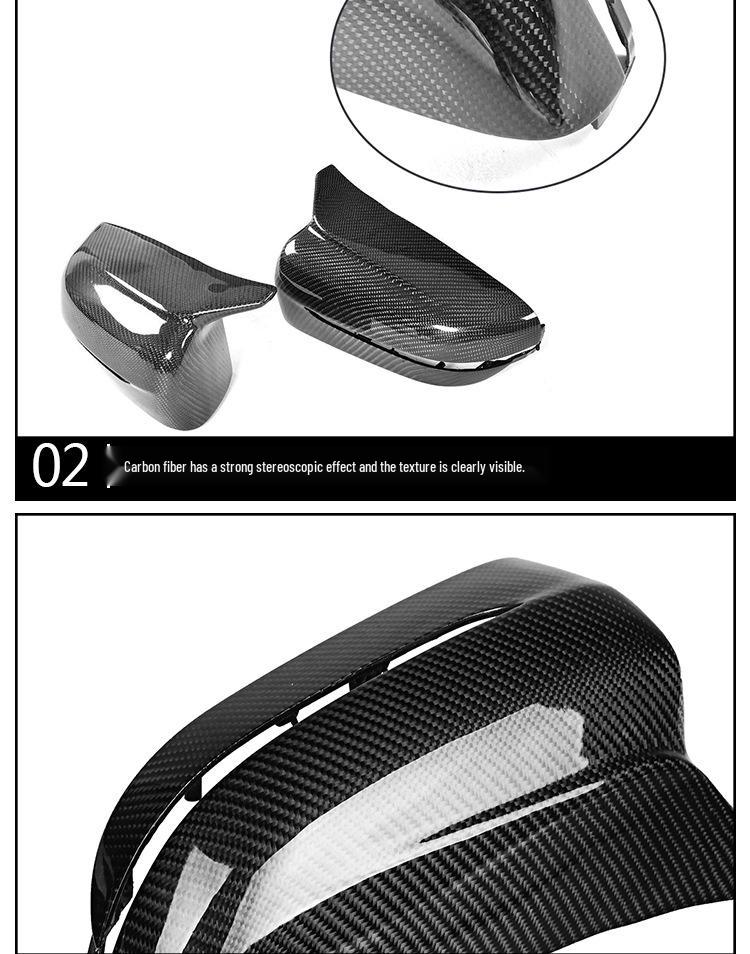 BMW 5 Series G30/G38 Carbon Fiber Rearview Mirror Shell Replacement for LHD