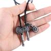 Metal Bolo Tie for Male Carnivals Necktie Motorcycle Pendant Bolo Tie for Shirt Sweater Decorative Adult Birthdays Gift