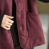 Vest for Women Cotton Autumn Winter Sleeveless Tops Vest Oversize Solid Color Vintage Large Pocket Sleeveless Vest Thickened Vest