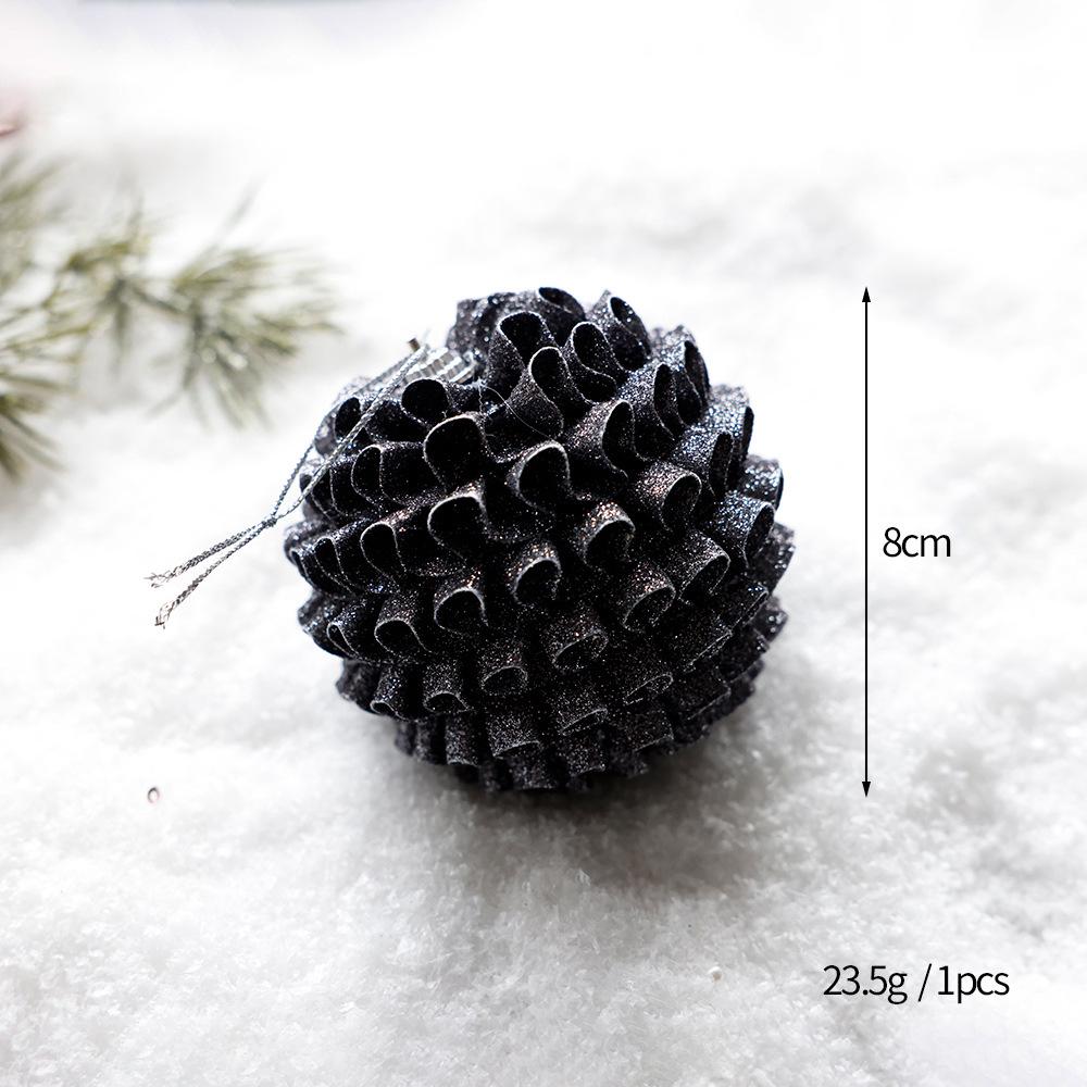 DIY Painted Foam Christmas Ornament: Snowflake & Irregular Pompon Balls