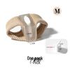 Elastic Perforated Fabric Toe Sleeve and Adjustable Bunion Separator with Transparent Silicone Cap