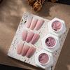 Słoiczek na żel do patyczkowania paznokci sześciokątny 2/3/5g z zakrętką Flip Cover Etui na lakier do paznokci Pudełko opakowaniowe Organizer do manicure Pojemnik kosmetyczny