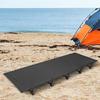 OEING Portable Aluminum Alloy Folding Camping Bed