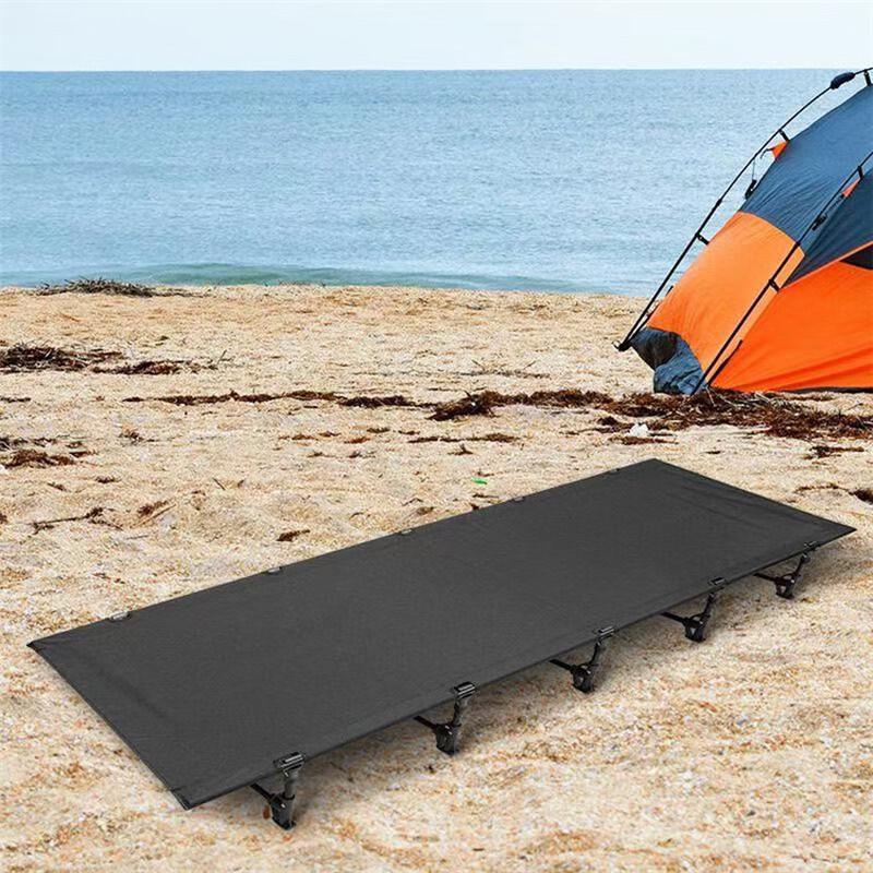 OEING Portable Aluminum Alloy Folding Camping Bed