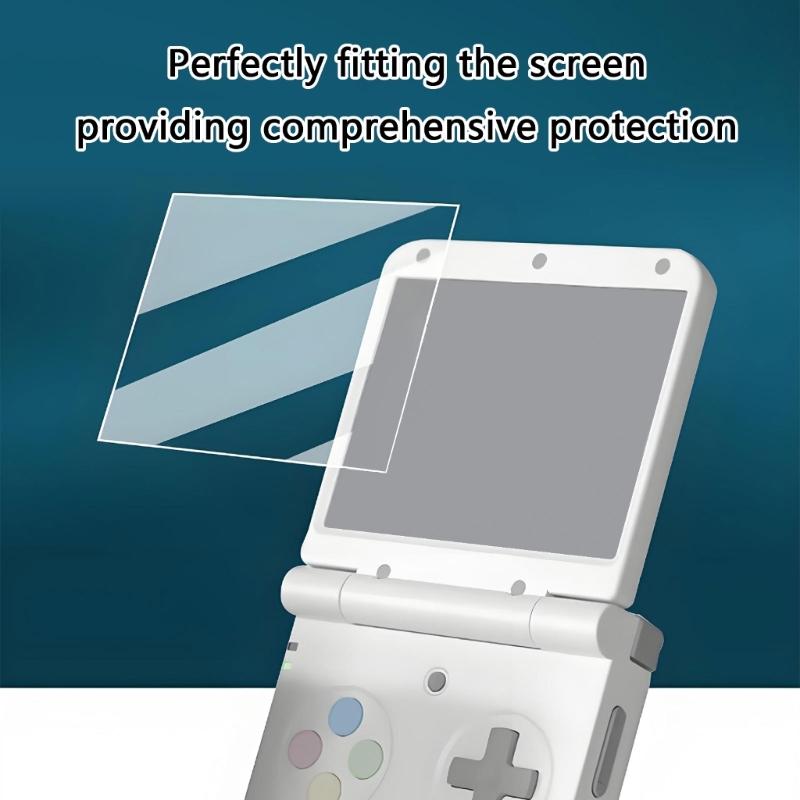 Game Console Screen Protector for Miyoo Flip Tempered Glass Film Gamepad Film Scratchproof Full Screen Film Shatterproof