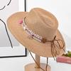 Summer Hat Ladies Beautiful Sun Hat Sunscreen Big Brim Show Face Small Woven Straw Hat Seaside Beach Sun Hat