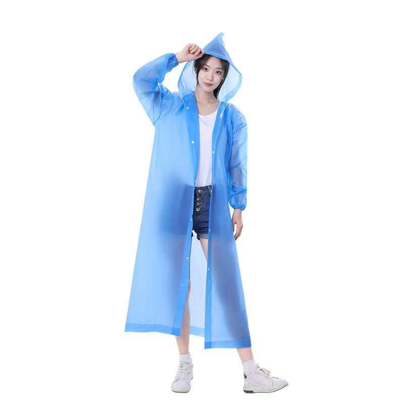 Unisex Hooded Poncho-Style Waterproof Rain Coat for Outdoor Adventures