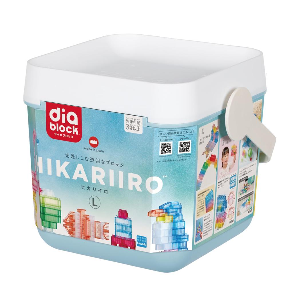 Kawada Diamond Blocks HIKARIIRO (Hikariiro) Large, Ages 3 and Up, Building Blocks Toy, ND-05