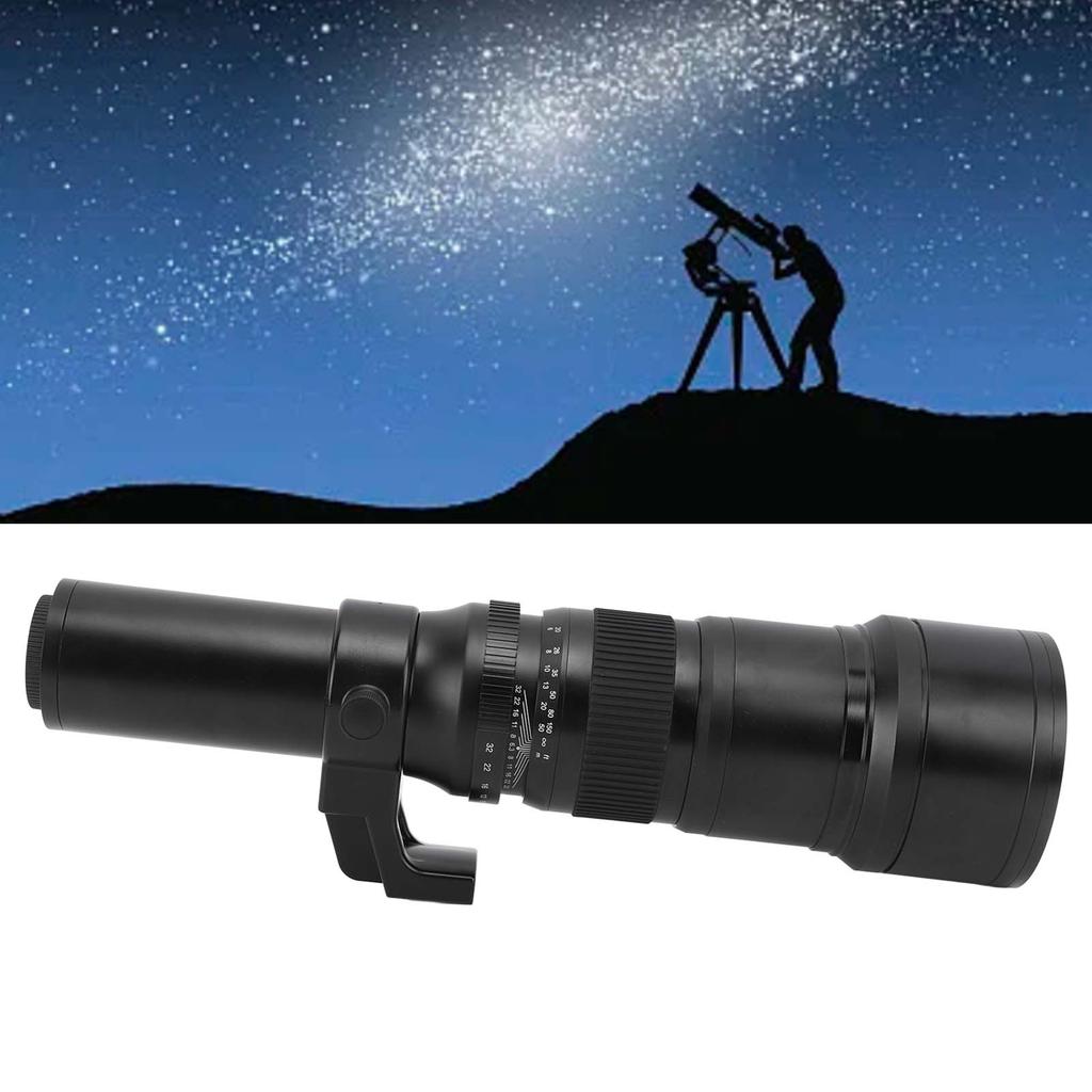 Fixed   Telephoto Lens 500mm with T2 NEX Adapter   F6.3 Telephoto Lens for Astroscopic Telescope Far Distance Photography
