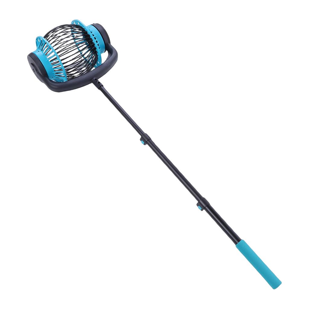 Zbieracz orzechów na kółkach Aluminiowy Nylonowy 4,3FT Teleskopowy Wielofunkcyjny Zbieracz żołędzi Rolka do pekanów Orzechów włoskich Na zewnątrz