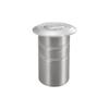 304 Stainless Steel Dustproof Door Bolt Plug with Concealed Top/Bottom and Anti-Sand Cap
