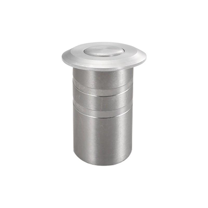 304 Stainless Steel Dustproof Door Bolt Plug with Concealed Top/Bottom and Anti-Sand Cap