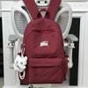 Gesteppter Nylon-Rucksack für Damen mit Schmetterlingsmuster und leichtem Design für den täglichen Gebrauch