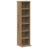 VidaXL CD Cabinet Artisan Oak 21x20x88 Cm Engineered Wood, Cd Storage Unit, Cd Storage Cabinet, Furniture of 855829