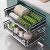 Kitchen Cabinet Dish Storage Rack