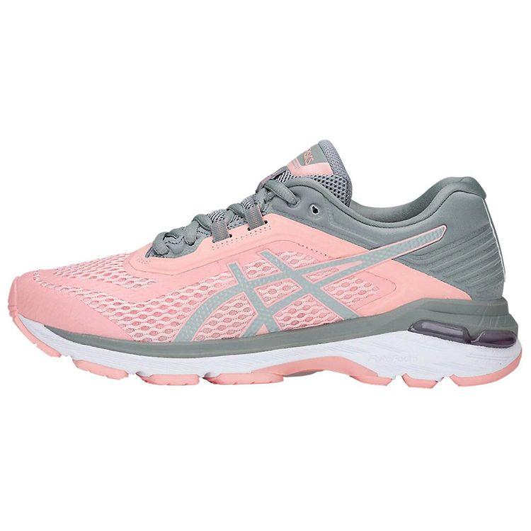

Asics Gt-2000 6 Тканевые Нескользящие Дышащие Прочные Кроссовки с Низким Верхом для Бега Женские Кроссовки T855N-700 37.5