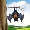 Gothic Style Bat Decorative Plate Simulation Animal Bat Pendant Garden Decoration