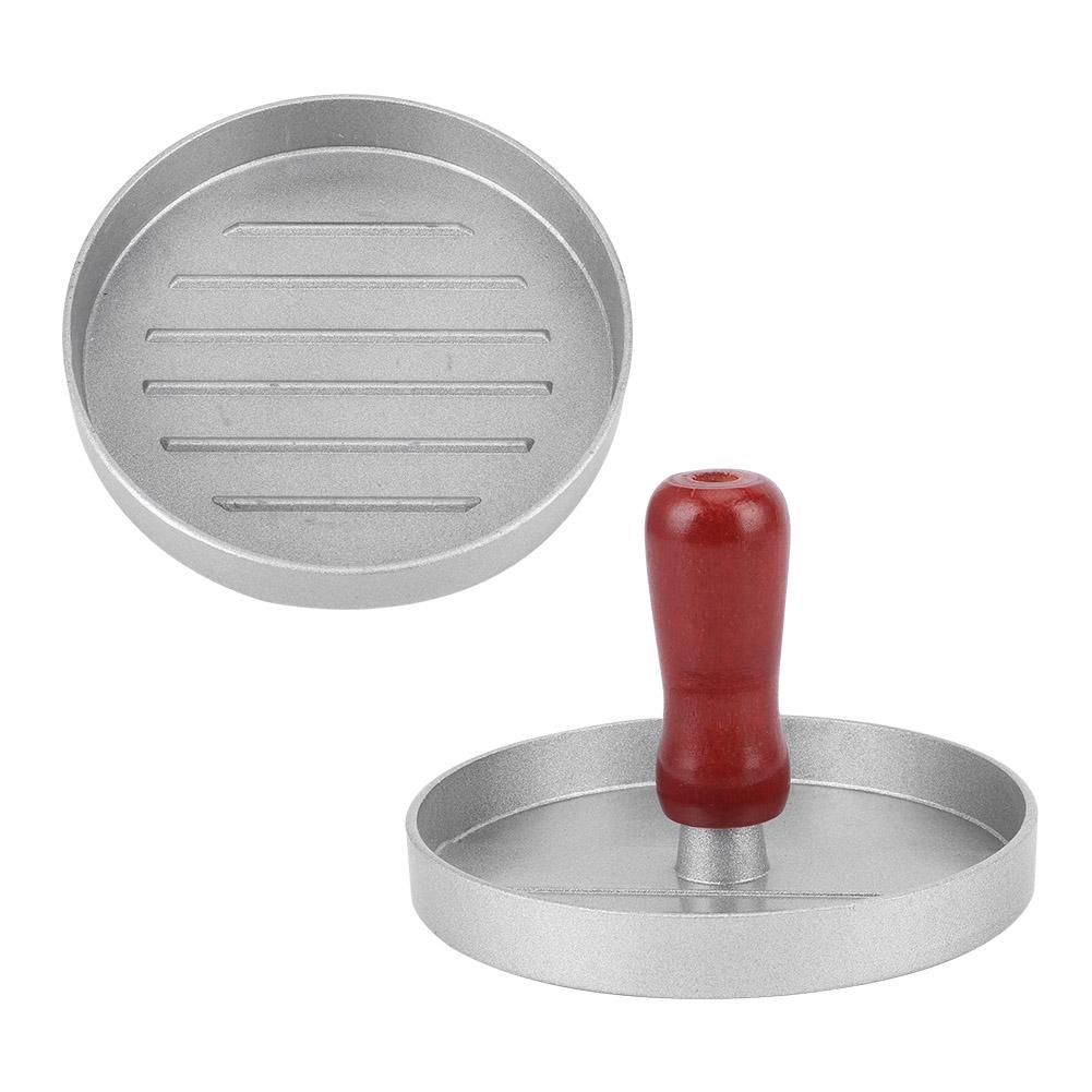 RoundShape Aluminum Alloy NonStick Hamburger Meat Press Maker Mold Kitchen Accessory