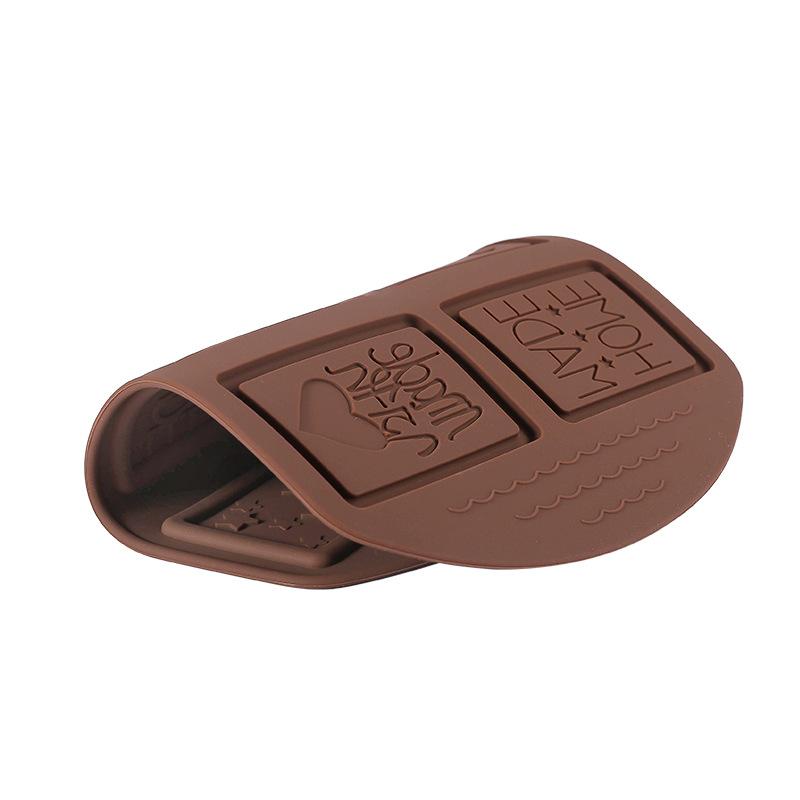 6 Gird Chocolate Silicone Mold Fondant Waffles Baking Mould Candy Cake Biscuit Making Tools Kitchen Supplies Candle Soap Moulds