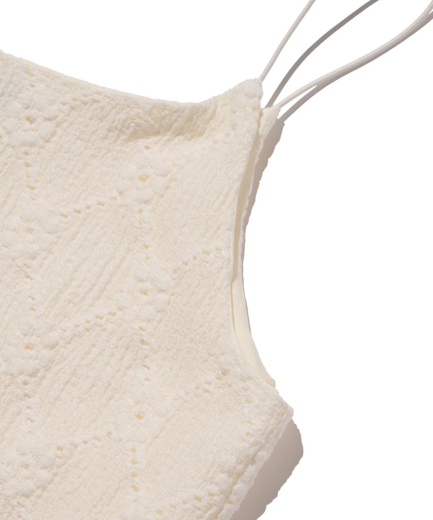 Cargo Bros For Woman Lace Layered Long Dress (Ivory)