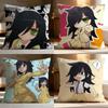 Fashion K-KKuroki Tomoko Cushion Cover Soft Washable Pillow Case Multi-Scene for Couch Bed Travel Office Use