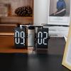 Nordic Retro Flip Clock - Modern Minimalist Design,Automatic Mechanical Digital Flip Display for Desktop and Home Office Decor