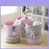 Children Fabric Storage Bin With Cartoon Design For Toy And Clothing Organization
