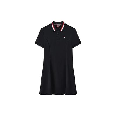 Logo Print Polo Dress Women Dresses Legendary-Blue F11W321399ANV