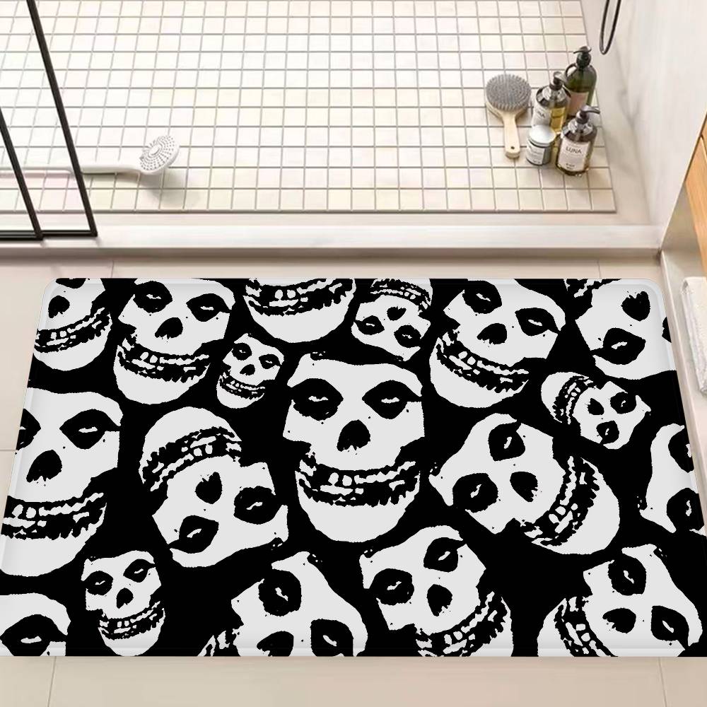 

Punk Band T-The M-Misfits Floor Mat Cheaper Anti-slip Modern Living Room Balcony Printed Bedside Mats 40x60cm