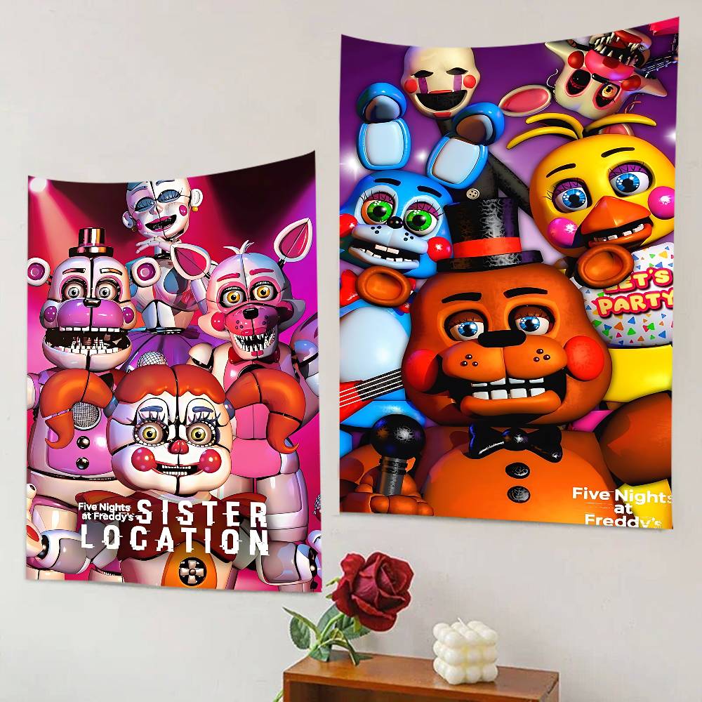 Fnaf FivenightsAtFreddys Sfondo Felice Vinile Festa Donne Decorazioni Tavola Banner per Servizio Fotografico
