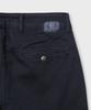 PANICALE Slim Fit Cotton Twill Pants [Navy]