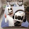 Iubitori DJ Marshmello Muzică Hip Hop EDM Mozaic DJ Set Lenjerie de Pat Băieți Fete Dimensiune Twin Queen Față de Plapumă Față de Pernă Pat Copii Adult