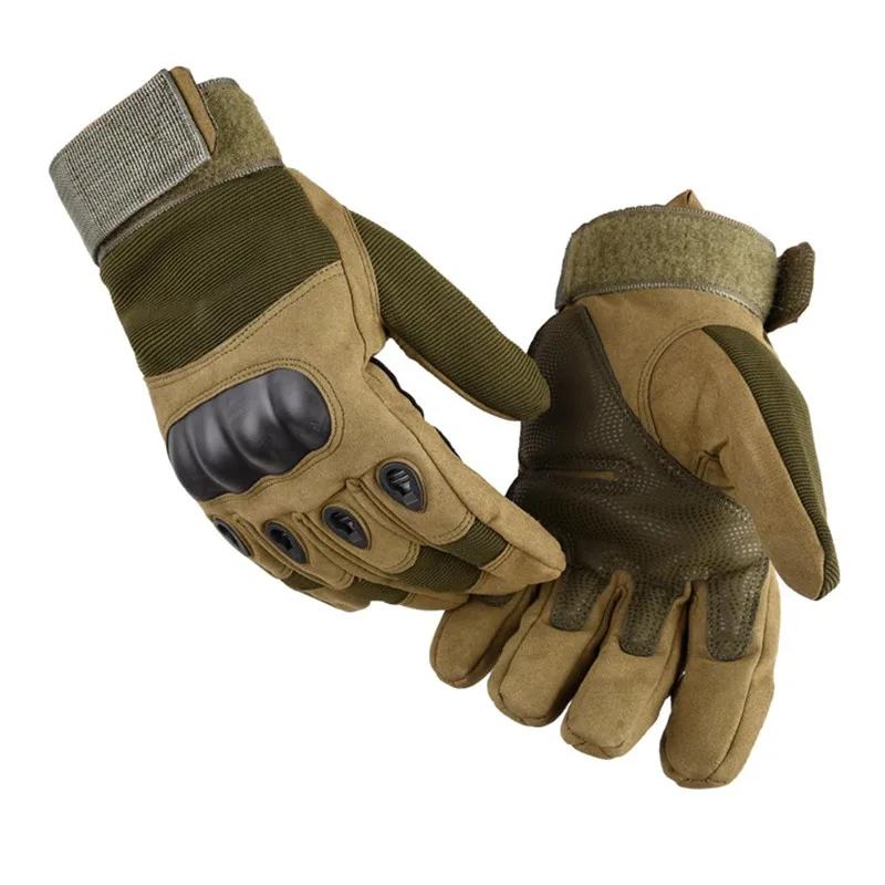 Outdoor Activity Gloves Full Finger Hard Knuckle Mens Gloves Athletic Shooting Hunting Airsoft Motorcycle Biking Gloves