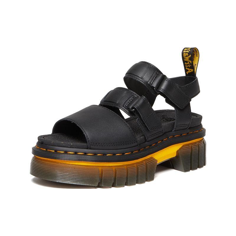 Dr. Martens Minimalist Comfortable One-Strap Sandals Women Sandals Black 30579001 37