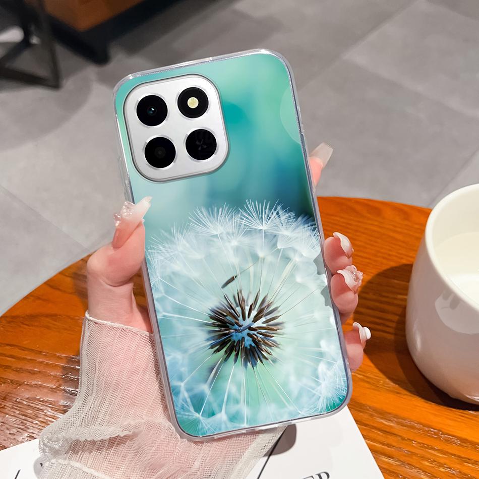 

Чехол для телефона Honor X6C с милыми рисунками девушки, мягкий, тонкий, из ТПУ, прозрачный силикон, легкий корпус, задняя крышка для Honor X 6C Honor X6c
