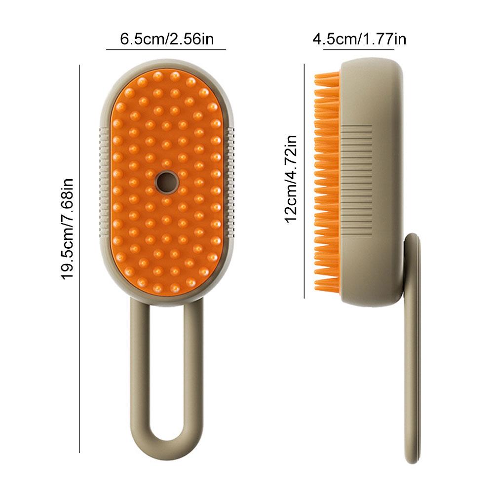 Cat Steam Brush Pet Hair Cleaning Brush Comb 3 In 1 for Dogs Cats for Removing Tangled and Loosse Hair